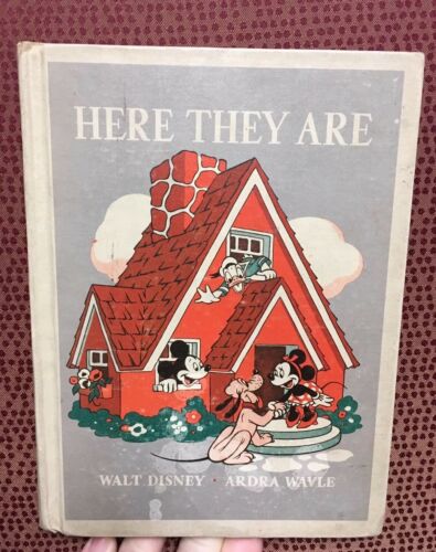 RARE VINTAGE 1940 WALT DISNEY BOOK 