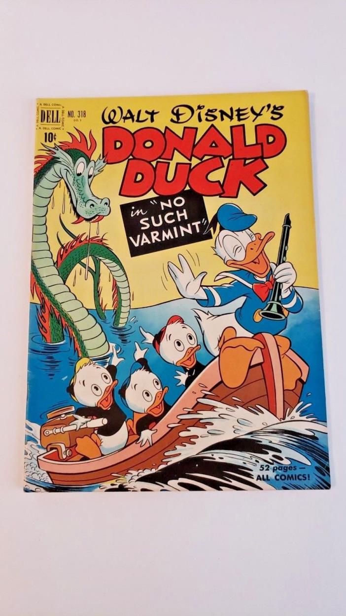 WALT DISNEY'S DONALD DUCK DELL  #318 FN+ (3/51) BARKS!