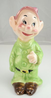 Vintage Walt Disney Snow White Dopey Dwarf Porcelain Figurine