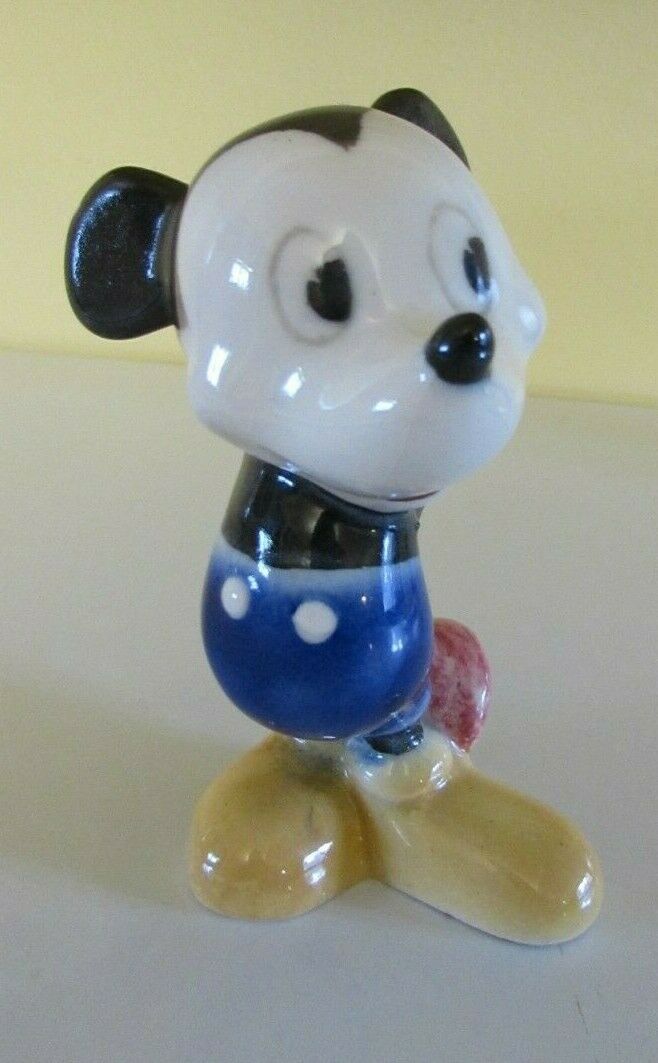 Vintage 1940s Walt Disney's Mickey Mouse Figurine