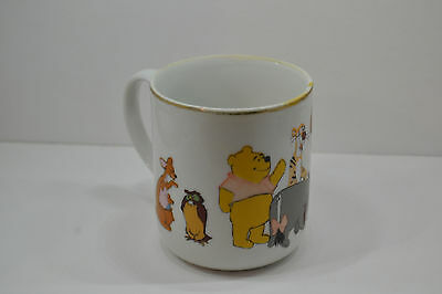 Vintage Winnie The Pooh & Friends Mug/Cup Walt Disney Japan Made Very RARE