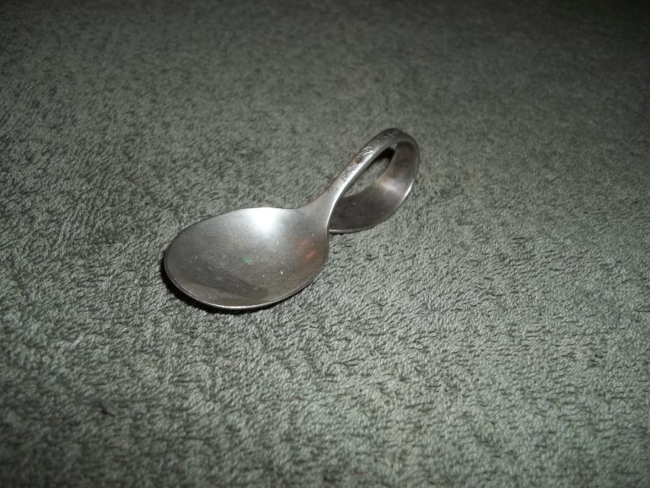 VINTAGE Branford MICKEY MOUSE SILVER PLATED SPOON