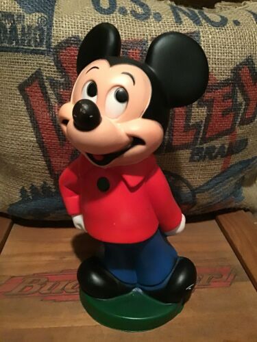 Walt Disney Productions Mickey Mouse “I Am A Bank” Vintage 60’s With Plug B-675