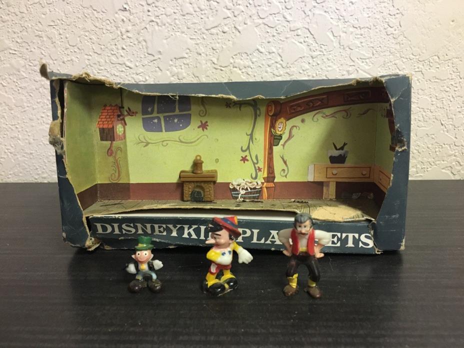 Disneykin Play Set by Marx Toys - Walt Disney Productions - Pinocchio