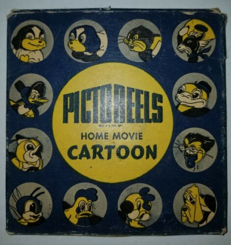 Vintage Pictoreels 8mm Home Movie Cartoon 8118 wayward pups