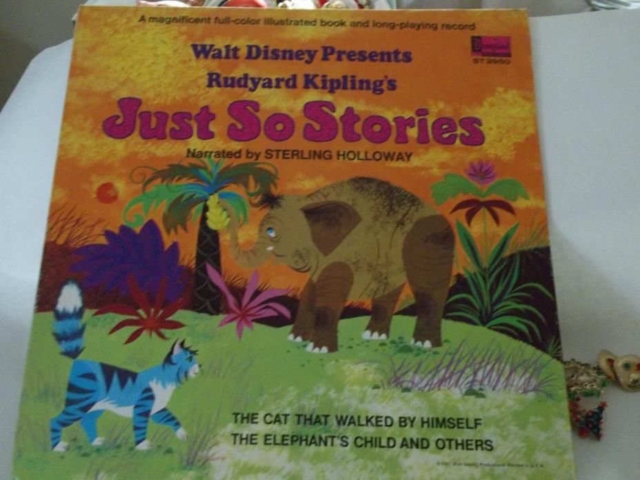 Walt Disney Presents Rudyard Kipling’s JUST SO STORIES 1967 LP