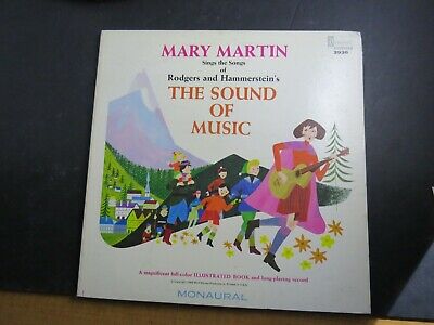DISNEY:mary martin SINGS THE SOUND of MUSIC-1966--RECORD ALBUM DISNEYLAND #3936