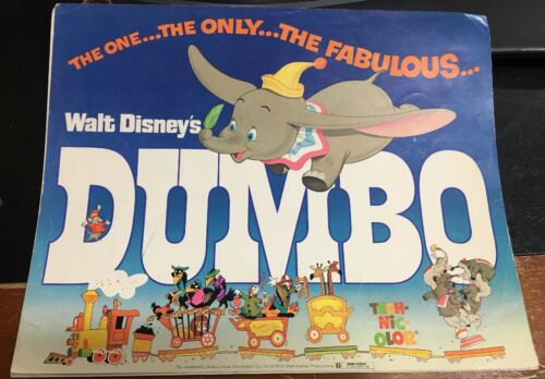 The One They Only The Fabulous Walt Disney's Dumbo Technicolor Booklet