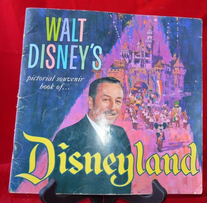 Vintage 1965 Walt Disney's Pictorial Souvenir Book of Disneyland