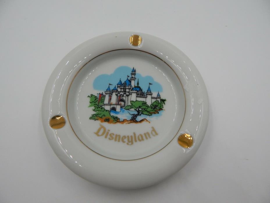 Disneyland Ceramic Ashtray Vintage Walt Disney