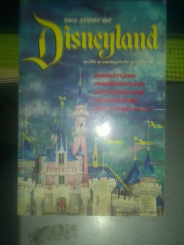 1955 Story of Disneyland Guide Book - Concept Art and Maps - opening year!