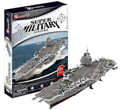 USS Enterprise Aircraft Carrier 3D Foam Puzzle (121pcs) -- 3D Jig 0830715007670