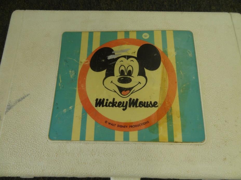 Vintage Walt Disney Mickey Mouse Record Player Sears by General-Electric *PARTS*