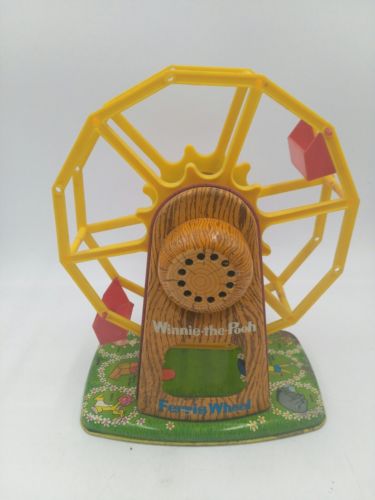 WINNIE THE POOH 1964 CHEIN TIN  FERRIS WHEEL TOY VERY RARE