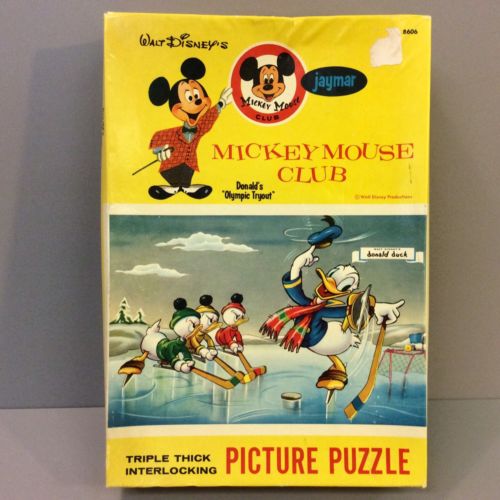 NOS 1960s Mickey Mouse Club SEALED! PUZZLE WALT DISNEY PROD / DONALD DUCK
