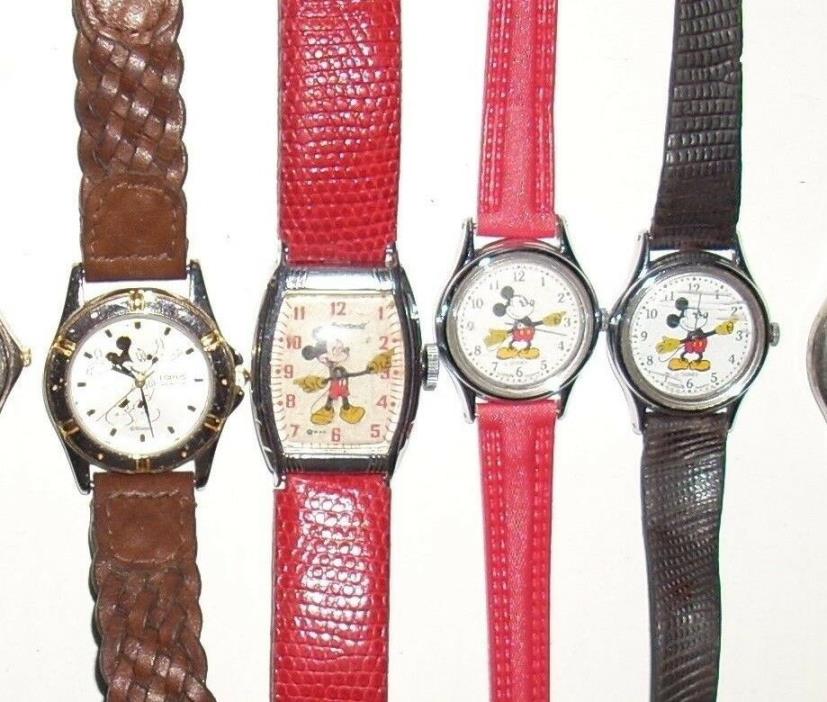 Vintage Ingersoll Mickey Mouse watch lot