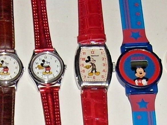 ?????? - 1940'S INGERSOLL MICKEY MOUSE WATCH LOT NEW BANDS.