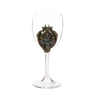 Medieval Green Dragon Wine Goblet