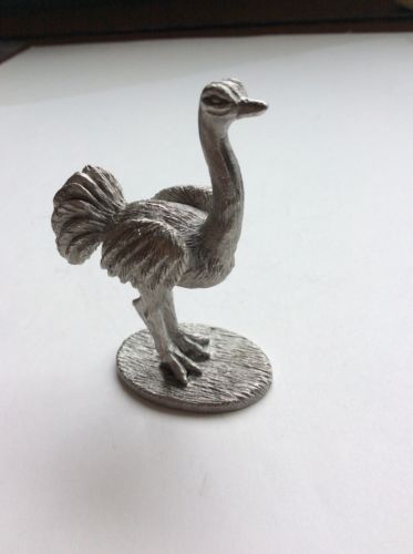 Spoontiques Pewter 2035 Beautiful Ostrich Statue