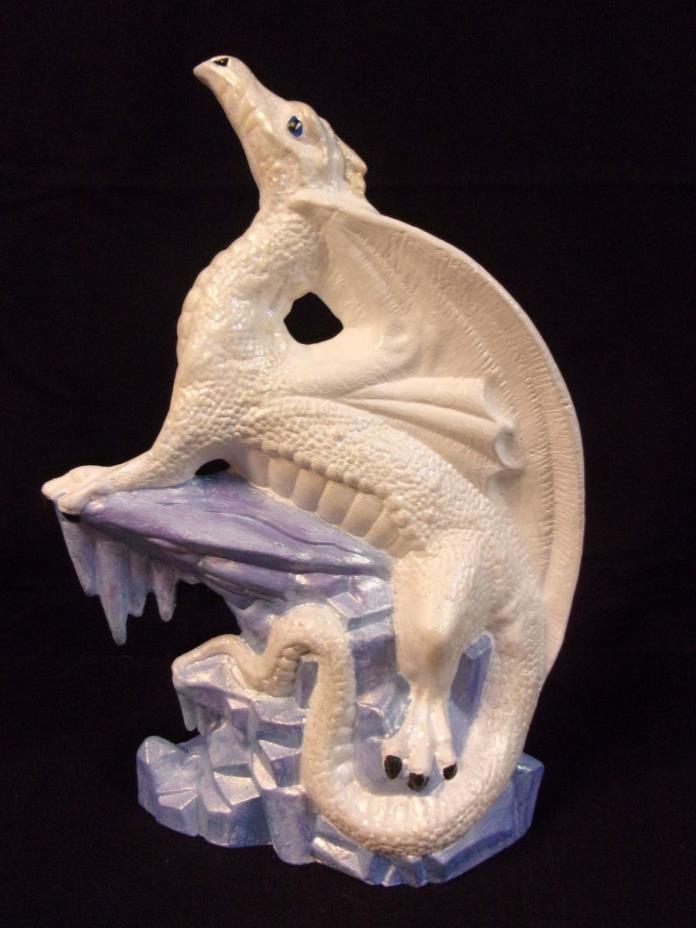 Hand Painted Ceramic Ice Dragon