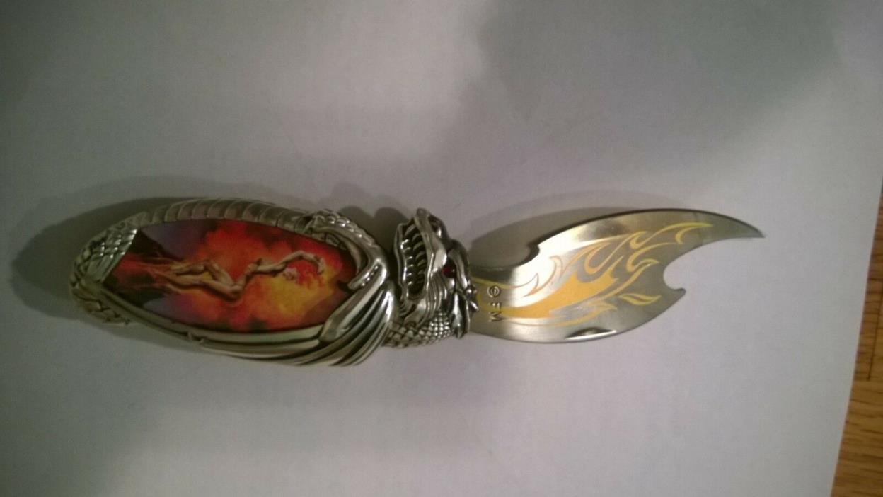Knightstone Collection Fantasy Lady Dragon Pocket Knife