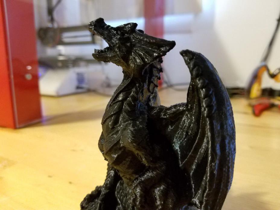 3D Printed Dragon Statue