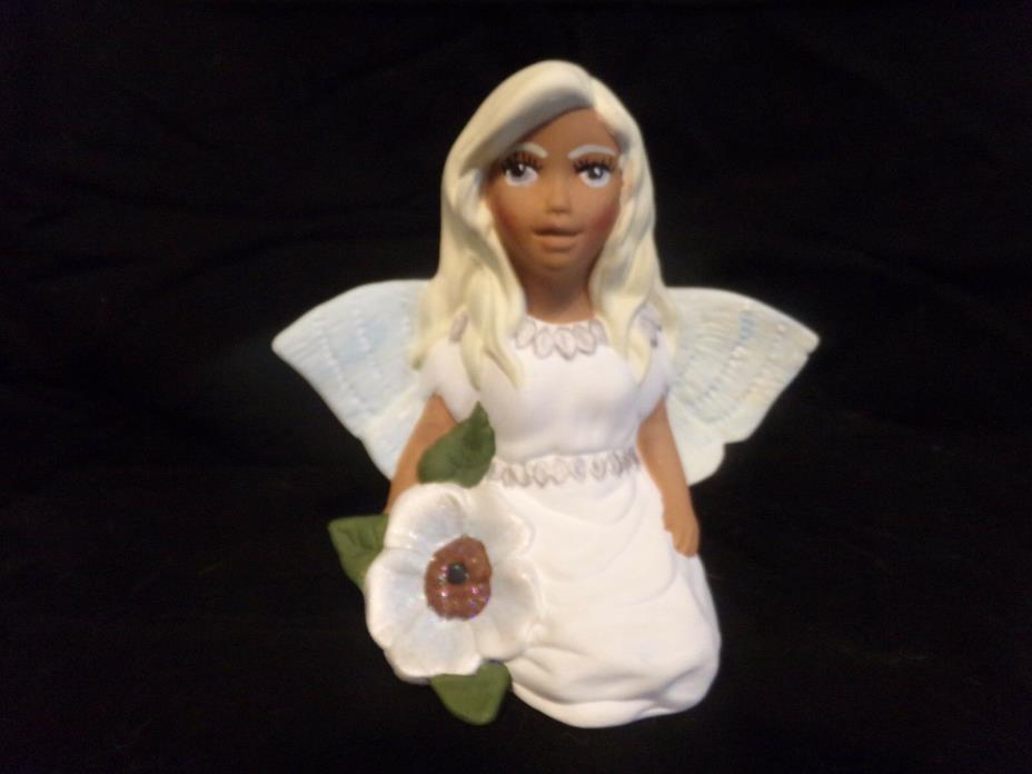 Hand Painted Ceramic Air Fairy
