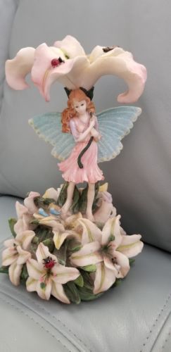 Vintage Music Fairy Statue 