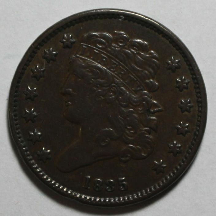 1835 Half Cent HW46