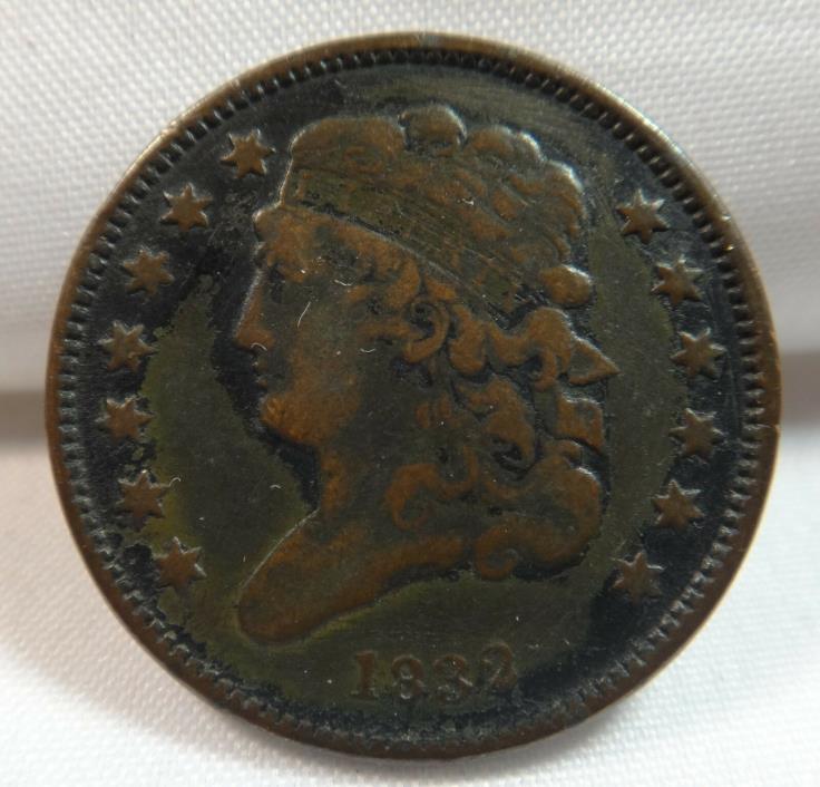 1832 US Classic Head Half Cent