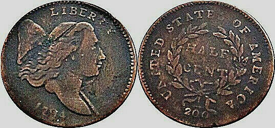 1794 1/2C , BN , Facing Right,