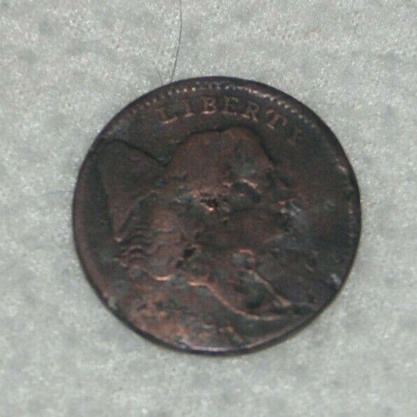 1794 half cent, liberty cap, lettered edge, 1/2