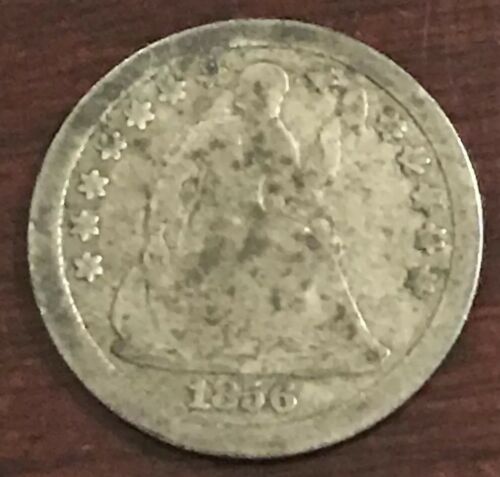 1856 Liberty Seated Silver Half Dime  L281