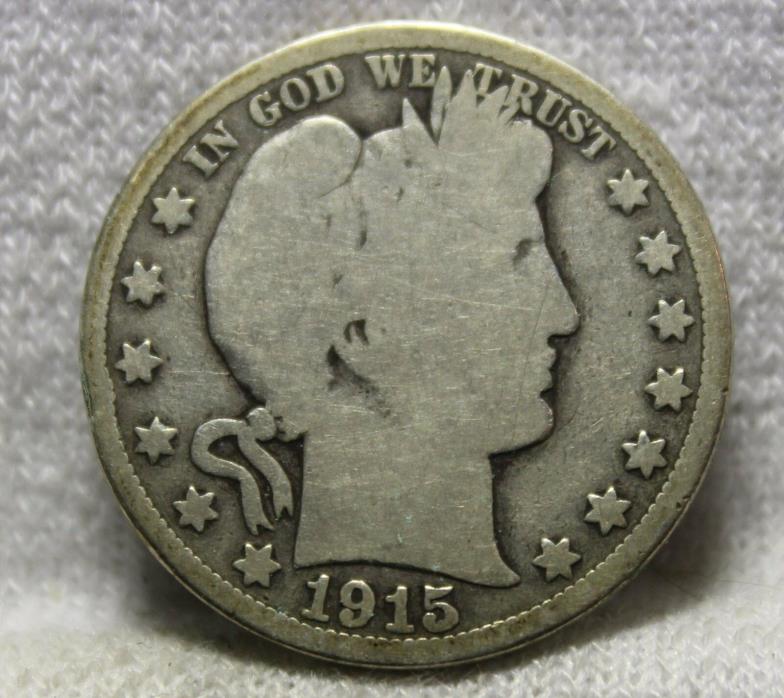 u.s.coins1915S barber half dollar