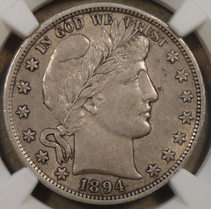 1894 Barber Half Dollar NGC AU 53