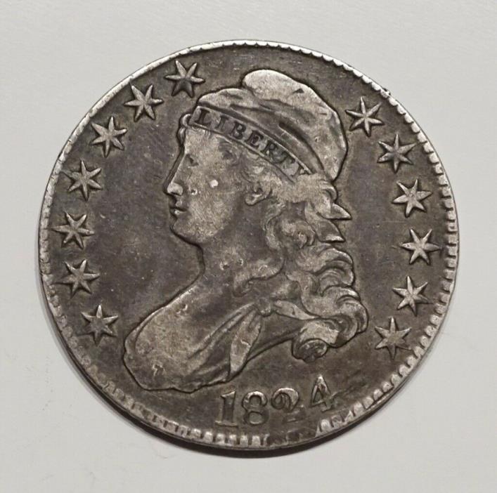 1824 Capped Bust Half Dollar