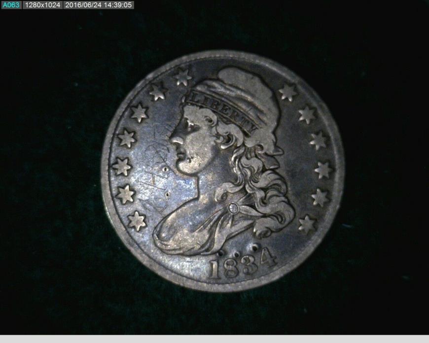 1834 50C Capped Bust Half Dollar ( 32s170 )