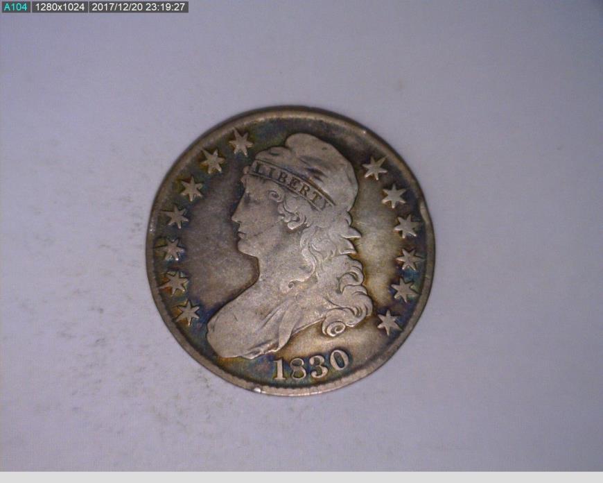 1830 50C Capped Bust Half ( 52s244 )