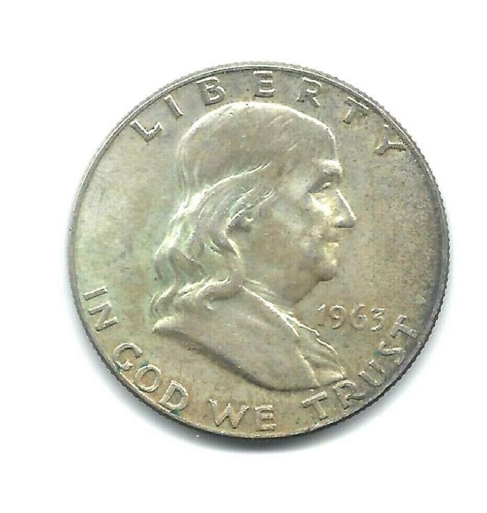 1963-D  Franklin Half Dollar 90% Silver
