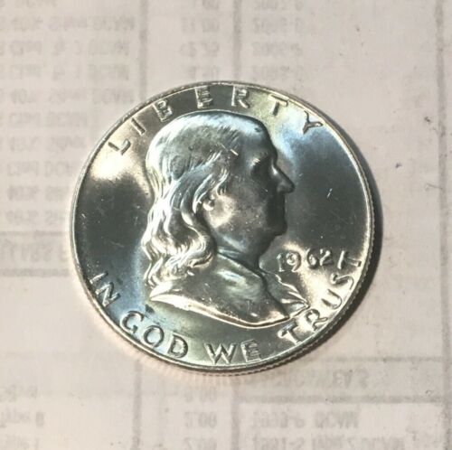 1962 BU+ Franklin Silver Half Dollar