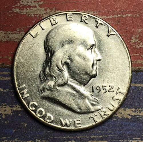 1952-S Franklin Silver Half Dollar Collector Coin for your Collection.