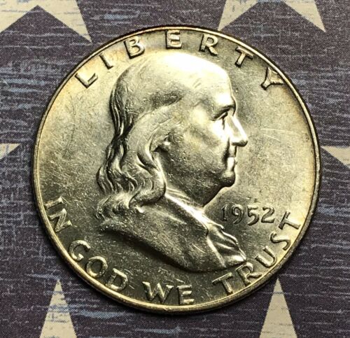 1952-D Franklin Silver Half Dollar Collector Coin for your Collection.