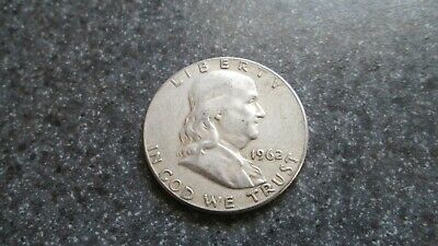 1962 P FRANKLIN SILVER HALF DOLLAR in  VERY VERY NICE condition, NICE COIN