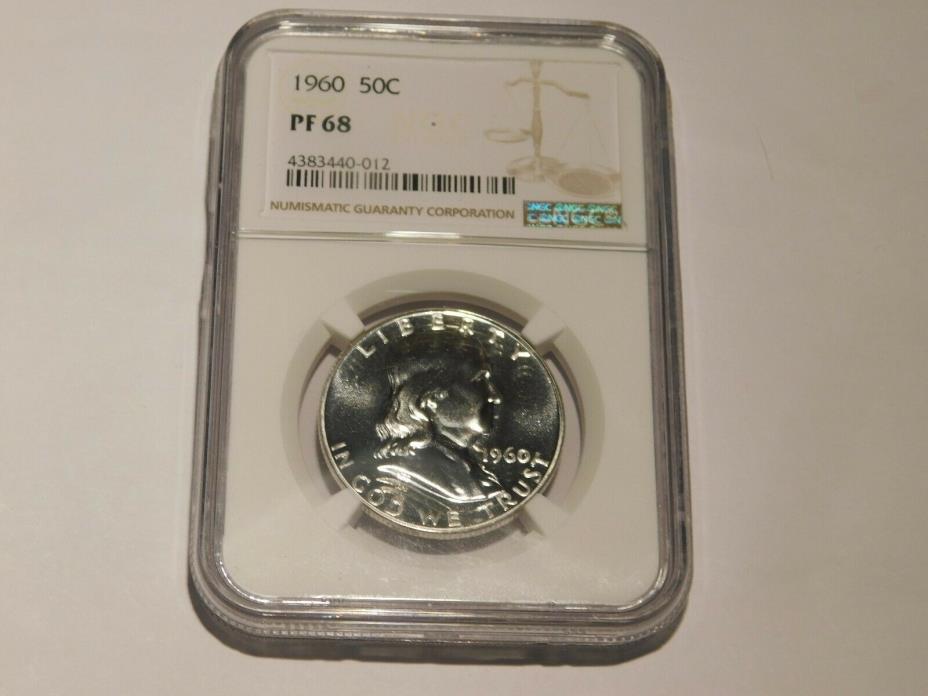 1960 PF 68 Franklin Half Dollar