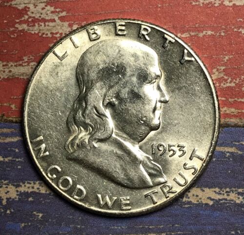 1953-S Franklin Silver Half Dollar Collector Coin for your Collection.