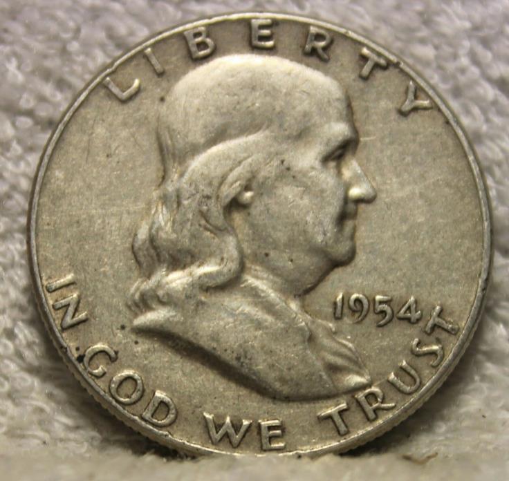 1954 franklin half dollar