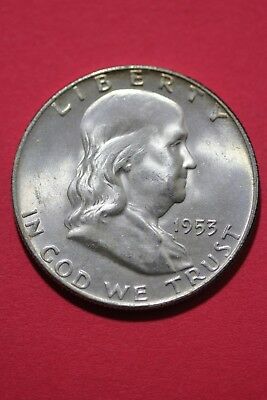 BU FBL 1953 D Ben Franklin Half Dollar Exact Coin Flat Rate Shipping OCE 281