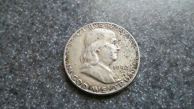 1952 P FRANKLIN SILVER HALF DOLLAR in  VERY VERY NICE condition, NICE COIN
