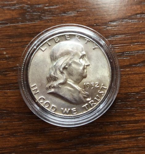 1952 SILVER FRANKLIN HALF DOLLAR !!!  CHOICE UNC !!