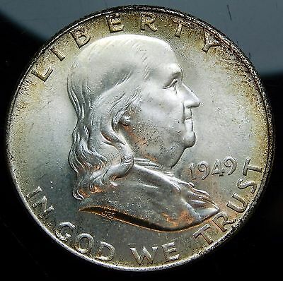 1949 Franklin Half Dollar - FBL, BU !!